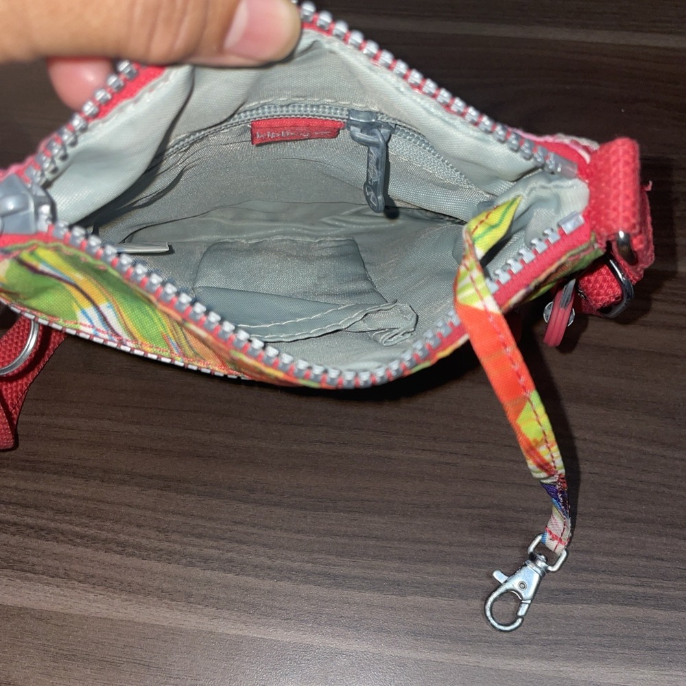 Kipling 8x7" Multicolor Crossbody Or Shoulder Bag with Dual Zipper Compartments - Picture 4 of 9